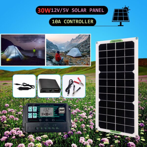 EcoTrek™ 30W Solar Panel Kit