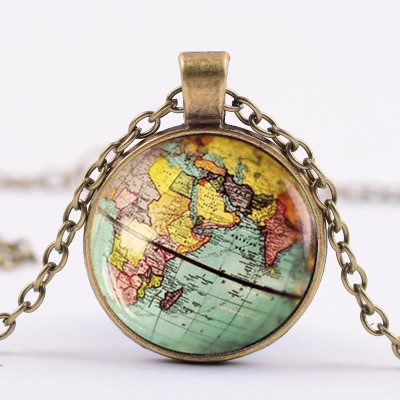 Voyager's Keepsake: The World at Your Fingertips Necklace