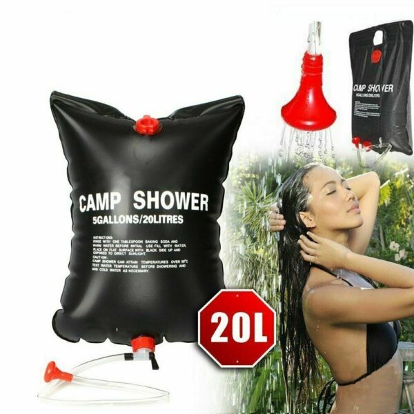 SolarWave™ Outdoor Shower Bag - Refresh Anytime, Anywhere!