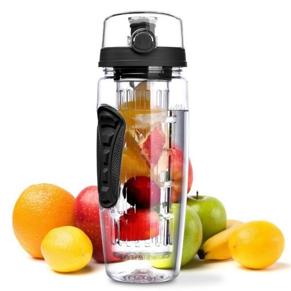 AquaZest - 1000ml Fruit Infuser Water Bottle