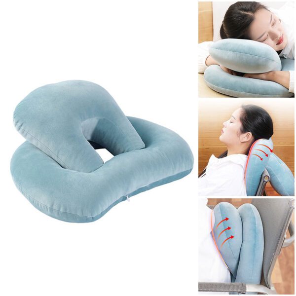 The Adventurer's Cloud: Ultimate Comfort U-Shaped Travel Pillow
